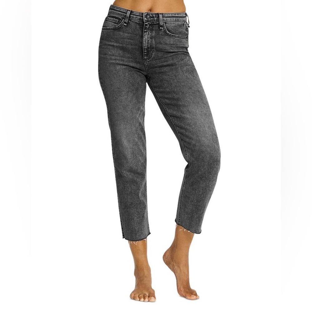 Rag & Bone Nina High Rise Ankle Cigarette in Black Sage